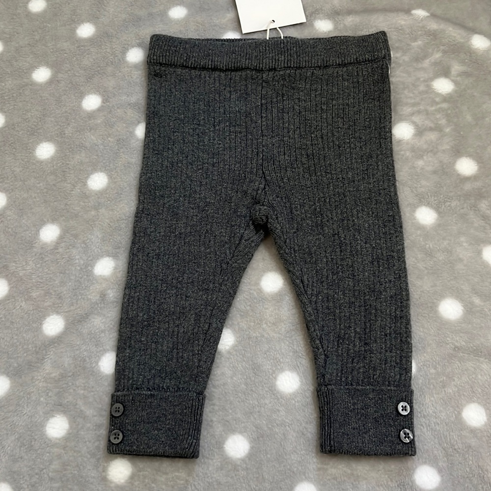 Zara Baby Ribbed Knit Leggings